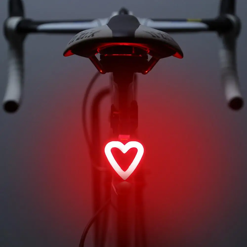 Новый креативный велосипедный задний светильник USB Перезаряжаемый светодиодный