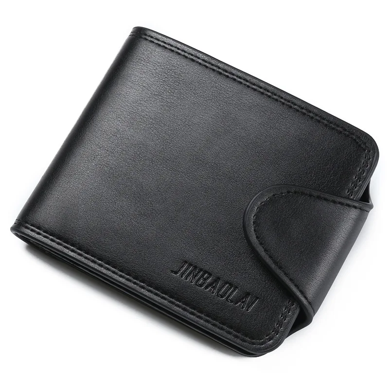 

Manufacturers Direct Selling MEN'S Wallet Cross Buckle Wallet European And American Style Leather Wallet Coin Purse Fashion