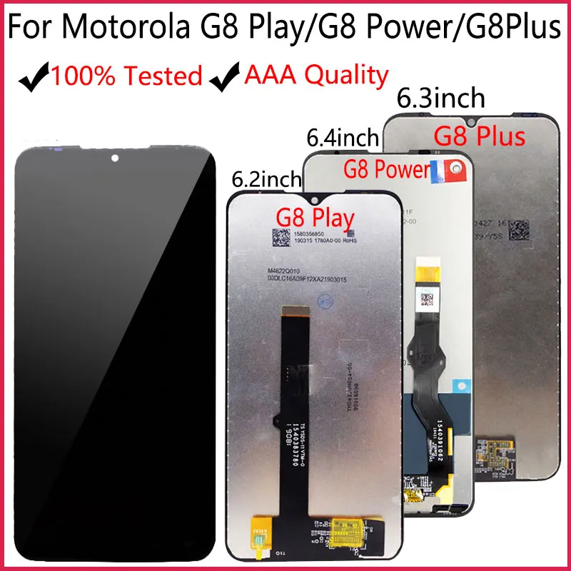 ЖК дисплей для Motorola Moto G8 Play XT2015 2 сенсорный экран в сборе plus Power|fee| |
