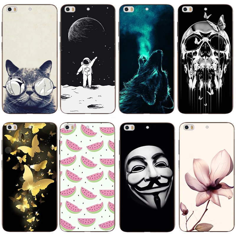 

For Philips Xenium X818 Case Silicone Animal Cute TPU Cover Phone Case On For Philips X818 X 818 Protective Case
