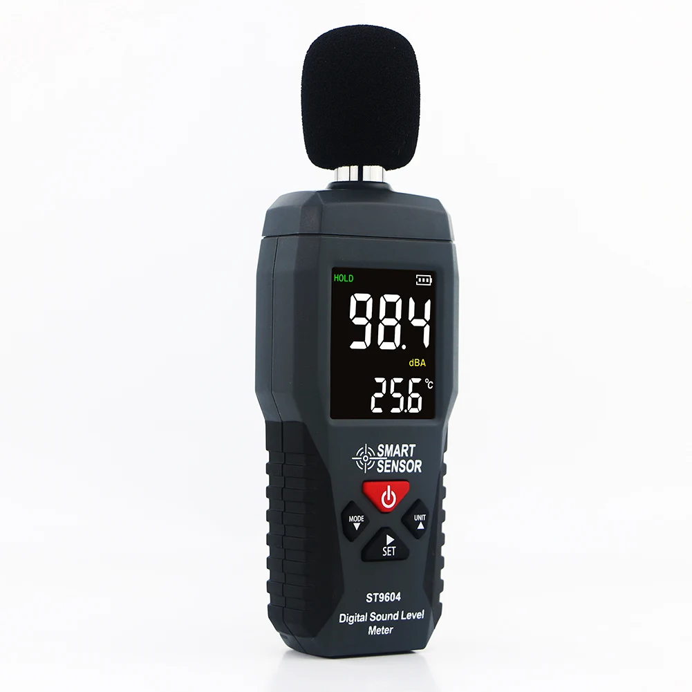 Цифровой измеритель уровня звука измеритель уровня шума децибел тест инструмент ЖК-дисплей шумомер WWO66