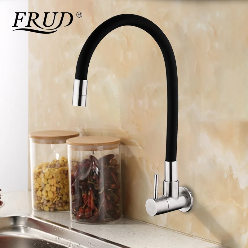 FRUD 360 градусов вращающиеся смесители для кухни Смеситель холодной и горячей воды