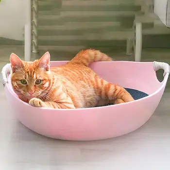 

Cat bed creative All Season Universal Felt Cat House Kennel Lounge Dog Bed Bowl Pot Pet Supplies