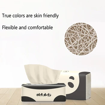 

New Arrival Plant Protection Pumping Paper 10 Packs / Lifting Paper Towel Household Batch 4 Layers Thick Bamboo Pulp Napkin