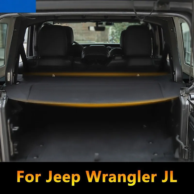 sansour carro boot pet separação cerca rede barreira de segurança para tronco do carro rede segurança acessórios para jeep wrangler jl