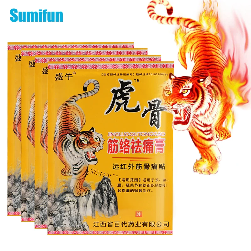 

8pcs Tiger Blam Arthritis Plaster For Neck Back Cervical Knee Joints Muscle Pain Relief Chinese Herbal Analgesic Patches C2200