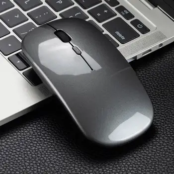 

2.4G Wireless USB Rechargeable Bluetooth 5.0 Silent Gaming Mouse for PC Laptop 3-Gear Adjustable DPI Wireless Mouse