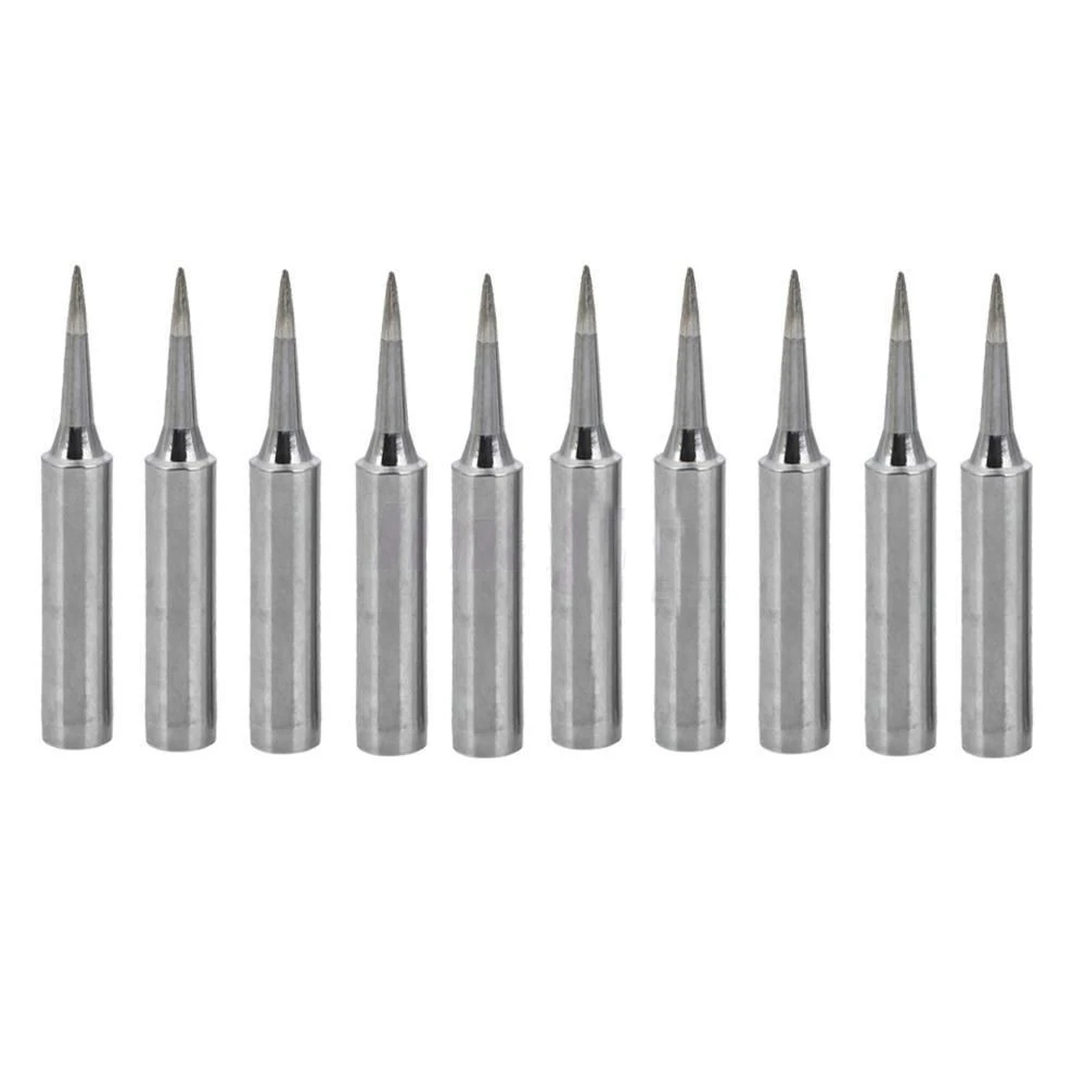 Soldering Iron Tips Replacement for Solder Station Tip 900M-T-I Silver 10pcs