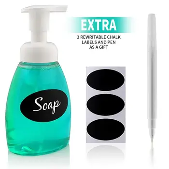 

Foam Press Bottle Foaming Soap Dispensers Pump-Bottles Liquid Soap, 300ml For Home Disinfection Clean