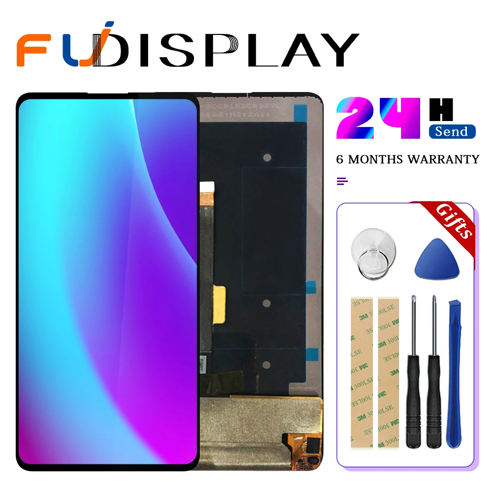 ЖК-дисплей 6 26 ''для ZTE Nubia X NX616J сенсорный экран стекло дигитайзер черный цвет с