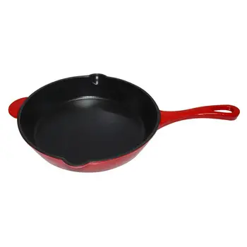 

Thick Cast Iron Enamel Round Frying Pan Non-stick Iron Enamel Pot Soup Pot Cast Iron Pot Thickened Cast Enamel Round Frying Pot