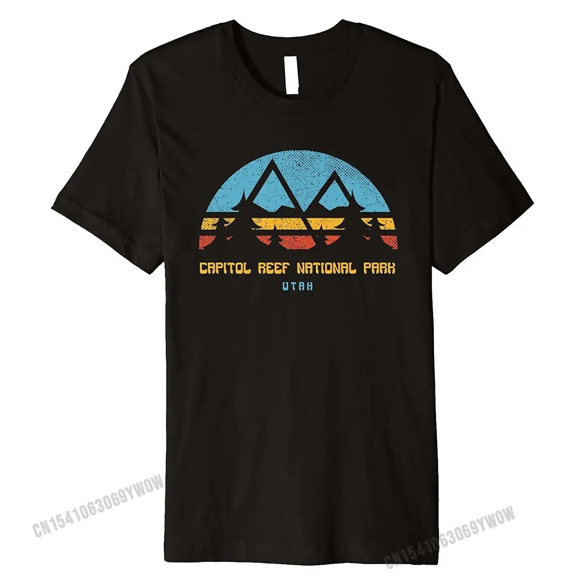 

Capitol Reef National Park T-Shirt Vintage Hiking Gift Faddish Men Tops T Shirt Street T Shirts Cotton Summer Tee Shirt Boy