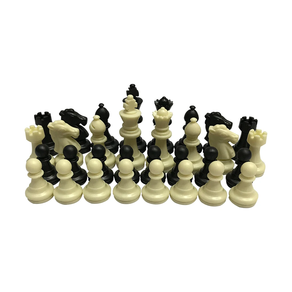 32PCS/Set Plastic International Chess Game Kit Pieces Leisure Entertainment Chess Without Chessboard Gift Interactive Toy magnetic chess set board game wooden chess chess pieces and board table games chess puzzle game chess pieces