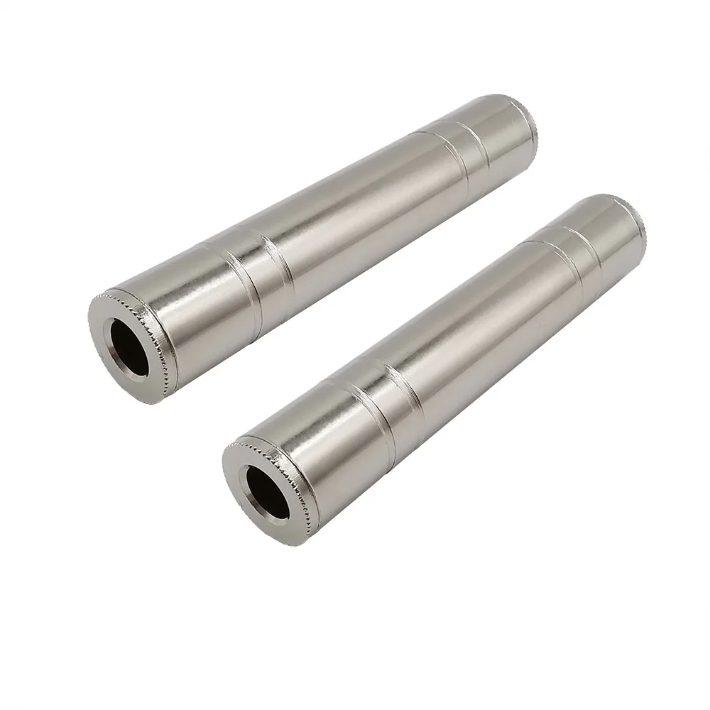 2/1 Stück 6,35 mm 1/4 Zoll Buchse auf 6,35 1/4 Zoll Buchse Mono Audio Koppler gerade durch Konverter Stecker