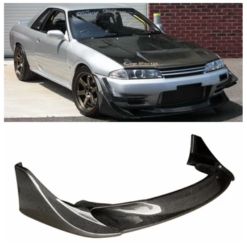 

For Nissan Skyline R32 GTR TBO Style Carbon Front Bumper Lip Exterior Car accessories Body(fit on standard GTR front bumper)