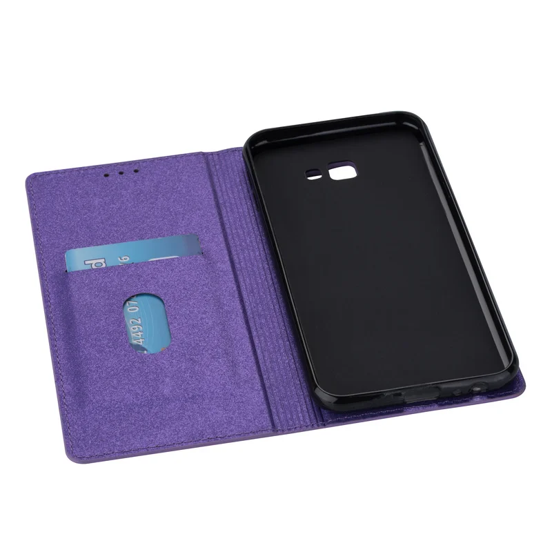Блестящий чехол для samsung Galaxy J4 J4 Plus J6 Plus J330 J5 Pro J730 J8 блестящий кожаный флип-бумажник с подставкой для карт