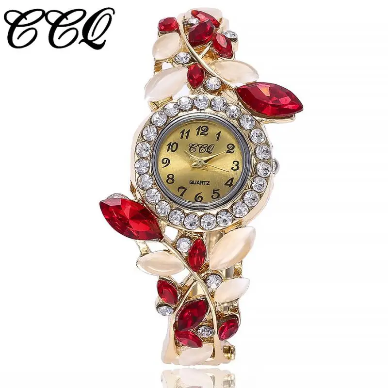 Relogio Feminino Creative Trend Retro Bracelet Watches Women Fashion Diamond Flower Ladies Female Casual Watch For Gifts Clock |