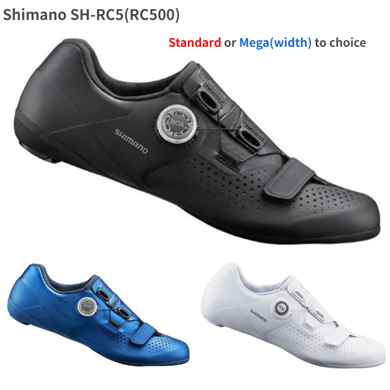 2021 New shimano SH RC5 RC500 RP5 RP500 Road Shoes Standard or Mega(width) Vent Carbon Road Shoes Road Lock shoes cycling shoes