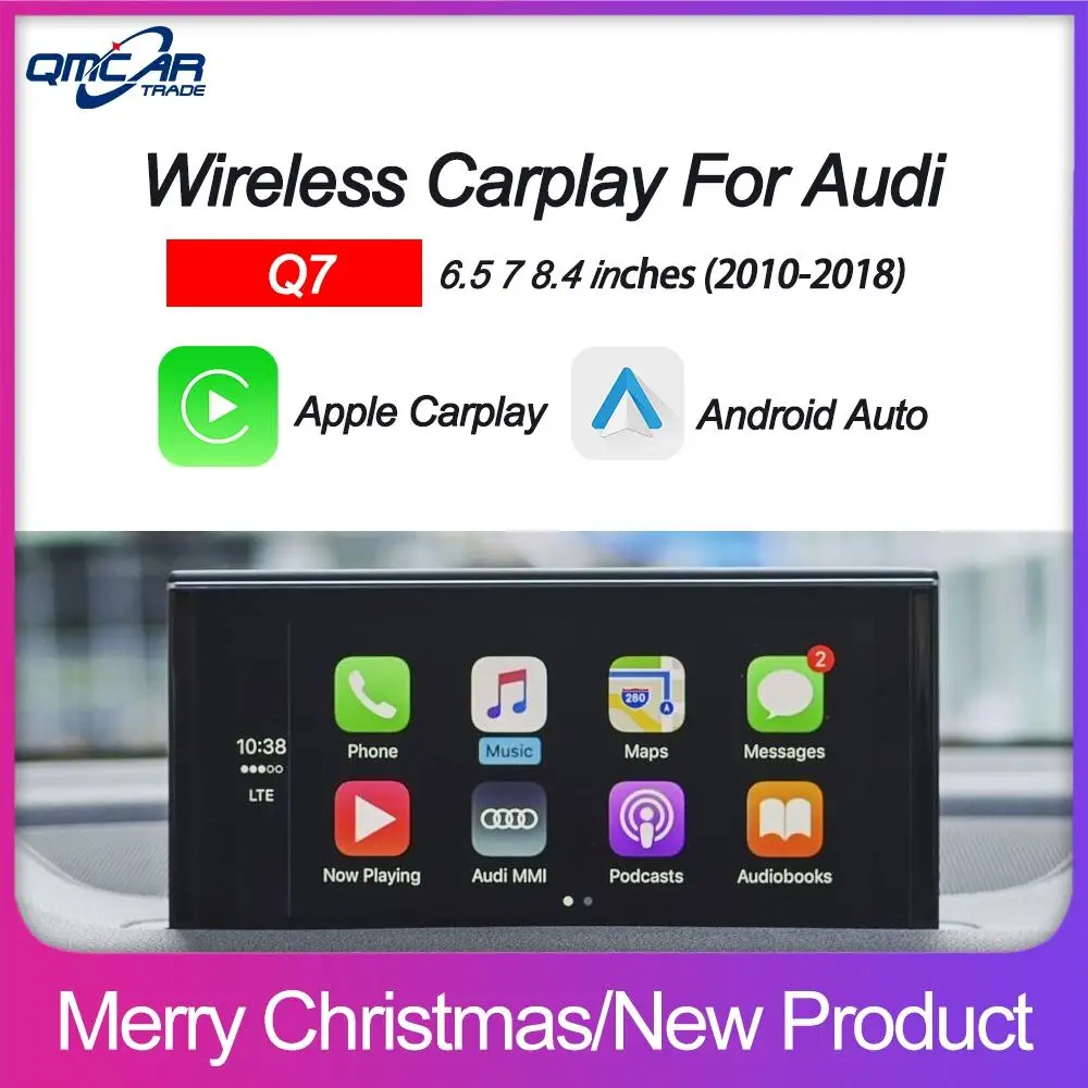 Wireless Apple Carplay For Audi Q7 2009-2019 Android Mirror Car Play Auto Decoder Multimedia Box Smart | Автомобили и мотоциклы