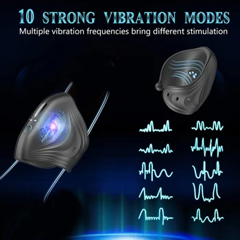 Blowjob Glans Vibrator Penis Massager Exerciser 2 Type Male Masturbator Ejaculation Delay Last Trainer Adult Sex Toys for Men 3