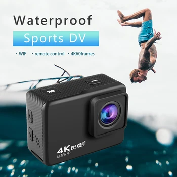 

Original AT-Q37 4K UHD WiFi EIS Action Camera with chip 4k/30fps 1080p/60fps EIS 30M waterproof sport Camera