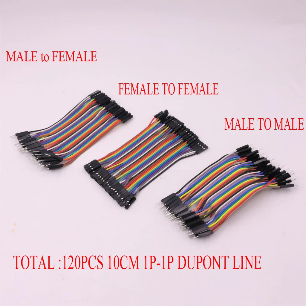 40 см Dupont Line 120 шт/3 * 40pin 10 см/20 см/30 папа Папа Женский Соединительный провод