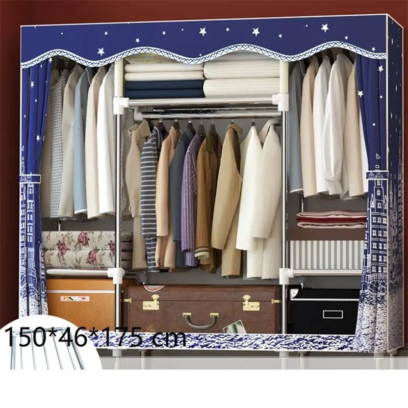 MODEL P Для хранения Ropero Garderobe Ropa De Almacenamiento Armario Rangement Chambre Mueble Closet Guarda Roupa шкаф - Цвет: MODEL P