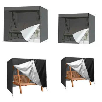 

Porch Swing Cover 3 Triple Seater Hammock Glider Cover 210 D Waterproof Patio Swing Cover Outdoor Garden