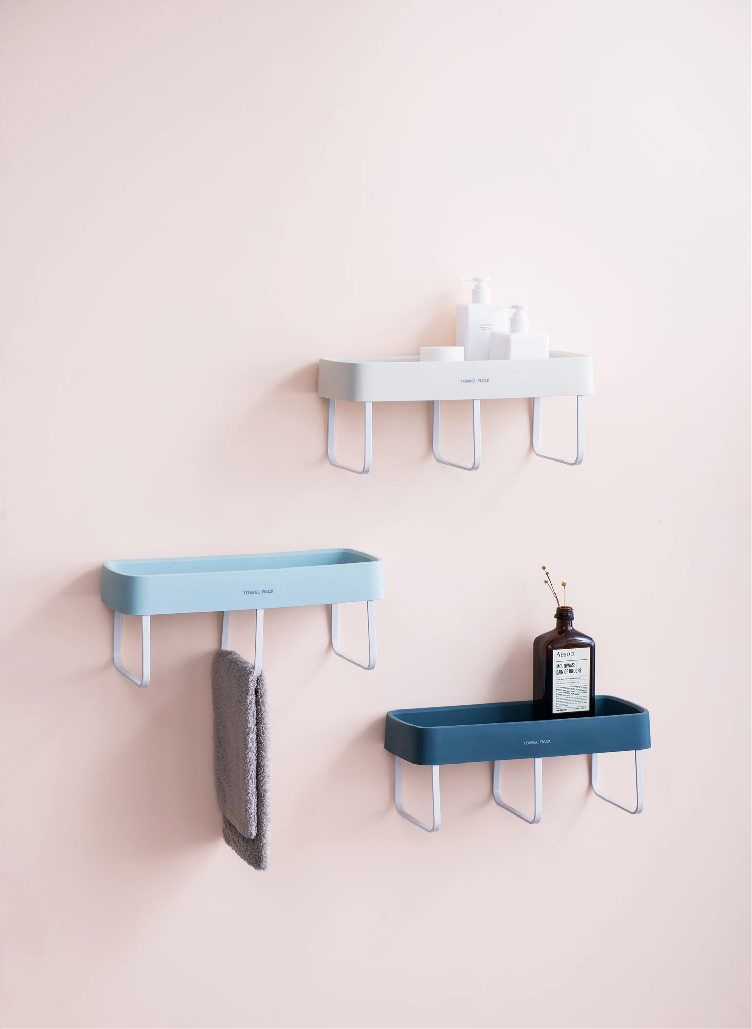 

Estante BATH towel hanger support from soap brushes Cup from Aluminum alloy multifucional YORO