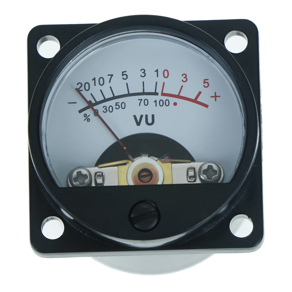 Pannello Vu Meter Lampadina Warm Torna Registrazione Light Audio Level Amp Meter Dc/Ac 6 ~ 12V 35*35 Millimetri Di Plastica + Componenti Elettronici 6