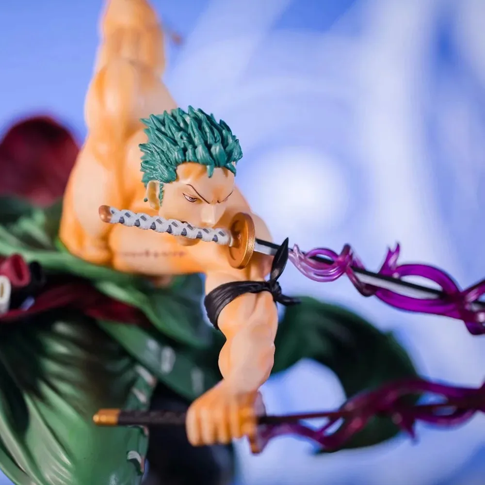 Экшн фигурки из ПВХ Зоро три тысячи с мировым эффектом One Piece аниме ророноа