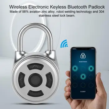 

cabinet Smart Bluetooth Padlock APP Control Password lock Universal Mini Wireless Lock Electronic Padlock Metal Keyless Locker