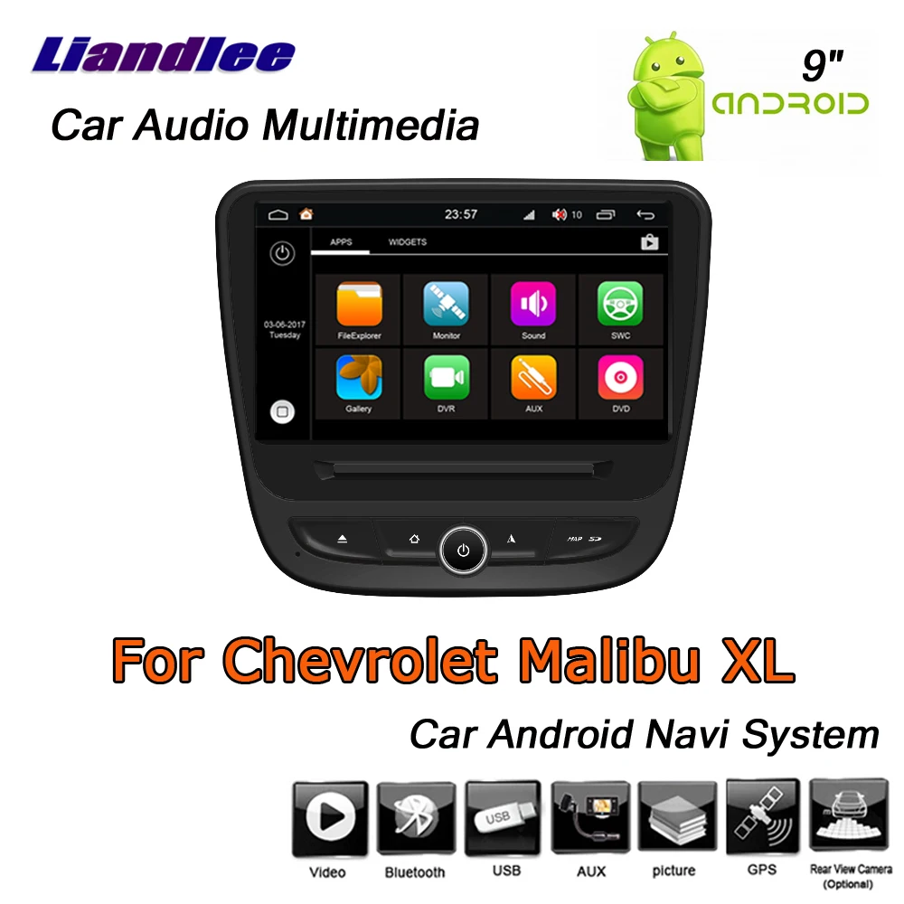 

Liandlee Android 8 UP For Chevrolet Malibu XL 2016~2019 Stereo Car Radio Carplay Camera GPS Map Navi Navigation System No CD DVD