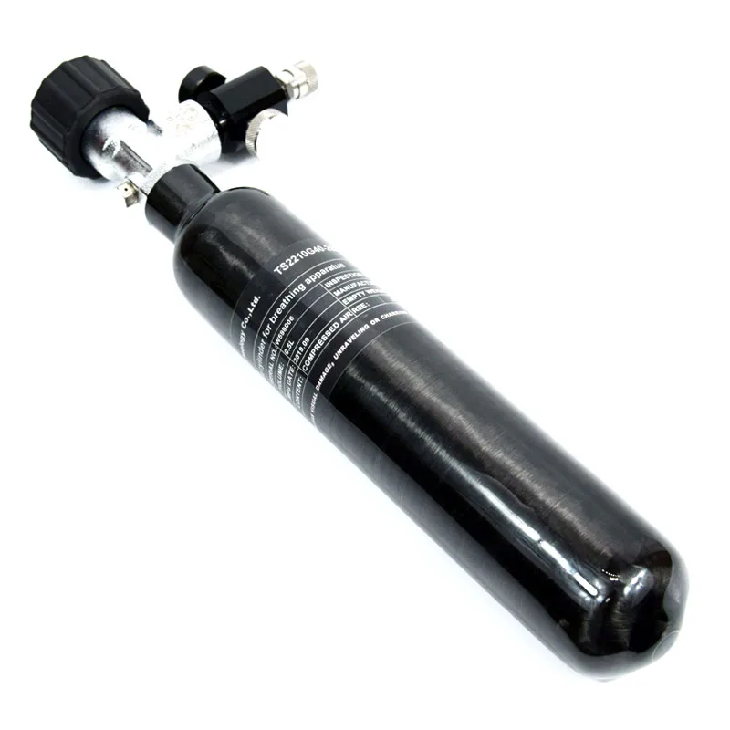 Бак из углеродного волокна 300 бар/4500psi черный M18 цилиндр 5/8-18UNF бутылка