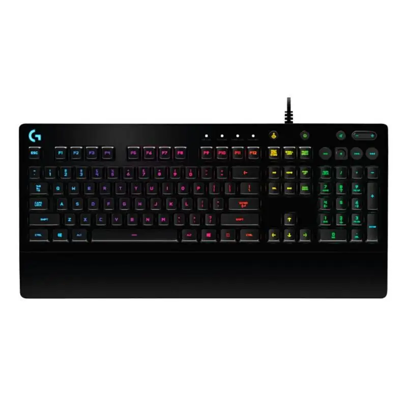 

Logitech G213 Mechanical Feel Keyboard Spill Resistant 108 Keys RGB Backlit Adjustable Legs Gaming Keyboard Hot Sale Dropship