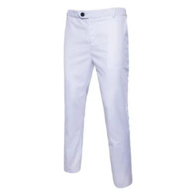 

Ne 1men Stretch White Pants Mens Slim Trousers Casual