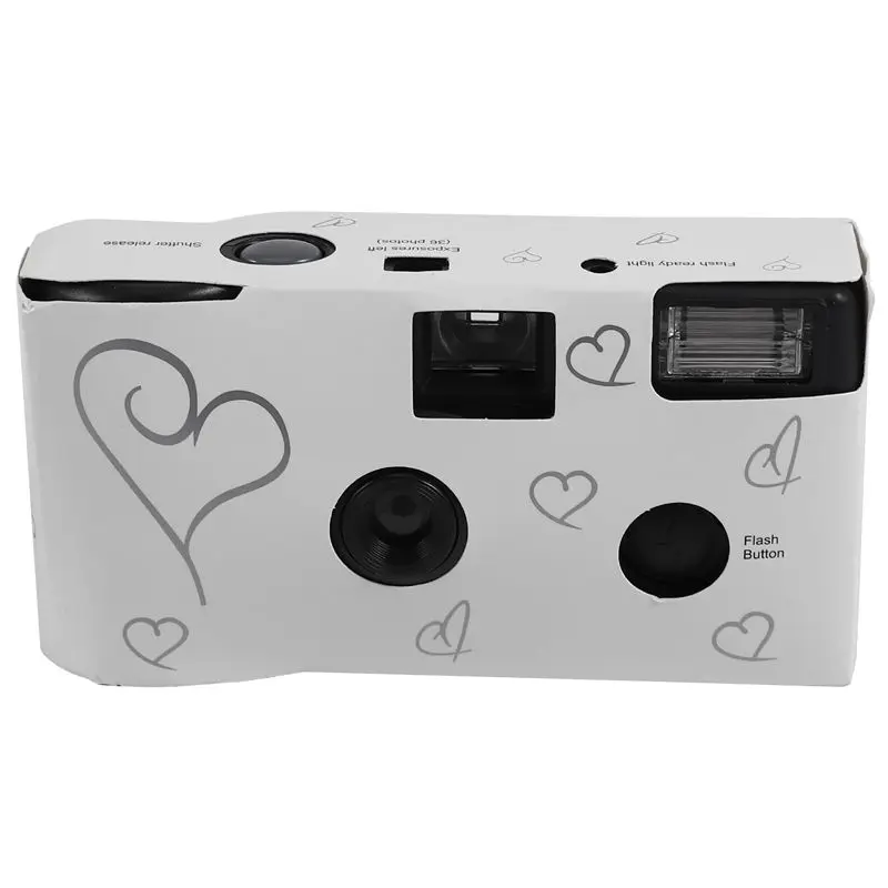 Disposable Cameras Film Camera 36 Photos With Flash Manual Power Flash Hd Single Use Optical Camera Record Wedding Party Gift