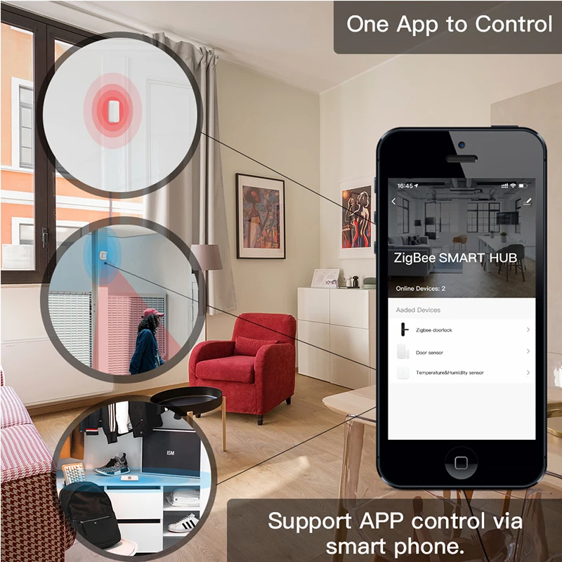Zigbee умный шлюз концентратор домашняя Автоматизация сцена охранная сигнализация