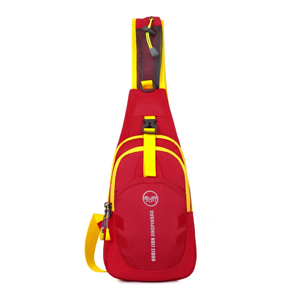 Новое поступление Оксфорд унисекс Грудь пакет хит цвет один плечевой ремень Назад Сумка сумки через плечо для женщин мужчин слинг сумка на плечо# N - Цвет: Red