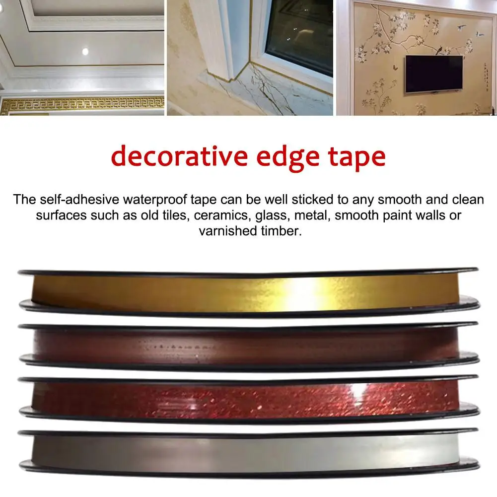

Tile Gap Tape Self Waterproof Mold Proof Adhesive Stickers Sealing Tapes For Kitchen Ceilings Frames Bathroom Toilet Wall Floor