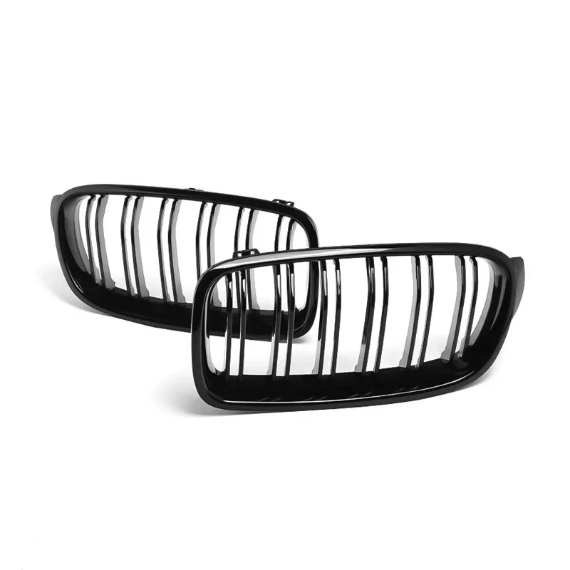 1 Pair Gloss Black/M Color Car Front Kidney Grille Racing Grilles For BMW 3Series F30 F31 F35 2012-2018 Auto Accessories