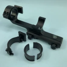 Тактический Пистолет AR15 винтовка Оптический прицел крепление 30 мм/25,4 мм двойное кольцо консольный с пузырьковым уровнем и компасом для 20 мм Пикатинни