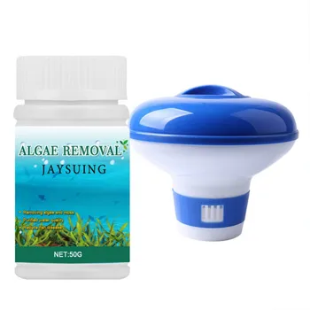 

Powerful Pool Spa Cleaning Maintenance Tablets and Container For Swimming Pools Hot Tubs Spas Fountains Slower Dissolving