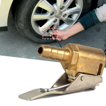

EIDRAN 6mm Car Tire Inflator Valve Connector Adapter Air Chuck Tyre Wheel Zinc Alloy Fast Conversion Head Clip Type Nozzle
