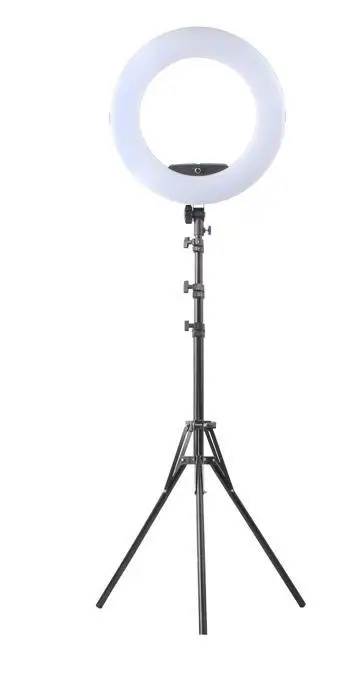 Yidoblo Pink FE-480II Bio-color Adjustable Ring Light Makeup beauty LED Ring Lamp Photographic broadcast Light+ stand+ bag
