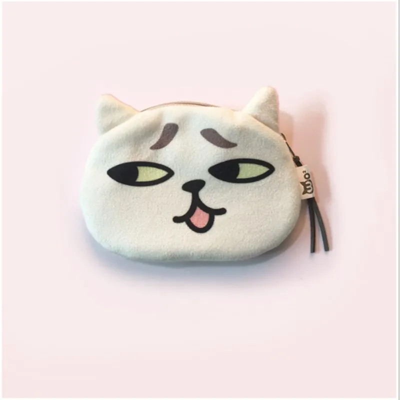 Мультяшное портмоне «кошка» Kawaii милый кошелек женский маленький кошелек для мелочи детская мини-сумка карман на молнии держатель для ключей - Цвет: 1
