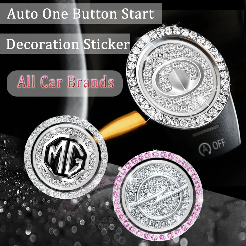 Download 1pcs Car One Click Start Decoration Stickers For Skodas Octavia 2 3 A7 Rapid Kodiaq Fabia Superb Kamiq Car Accessories Interior Car Stickers Aliexpress
