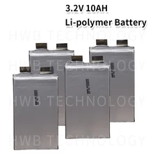 4 шт. lifepo4 10000mah аккумулятор 10ah 3,2 V батарея 3,2 v 30A длинные вкладки наконечники для батареи