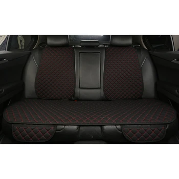 

Large Size Flax Car Seat Cover Protector Linen Rear Seat Back Cushion Pad Mat Backrest for Auto Interior Truck Suv Caravans(Blac