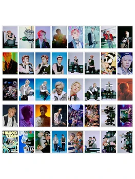 

40Pcs/Set Iron Boxed KPOP EXO-SC Billion Views Self Made Paper Lomo Card Photo Card Poster HD Photocard Fans Gift Collection